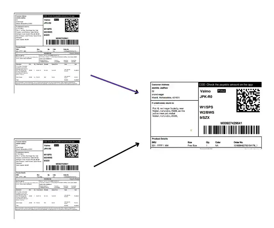 Meesho Shipping Label Cropper